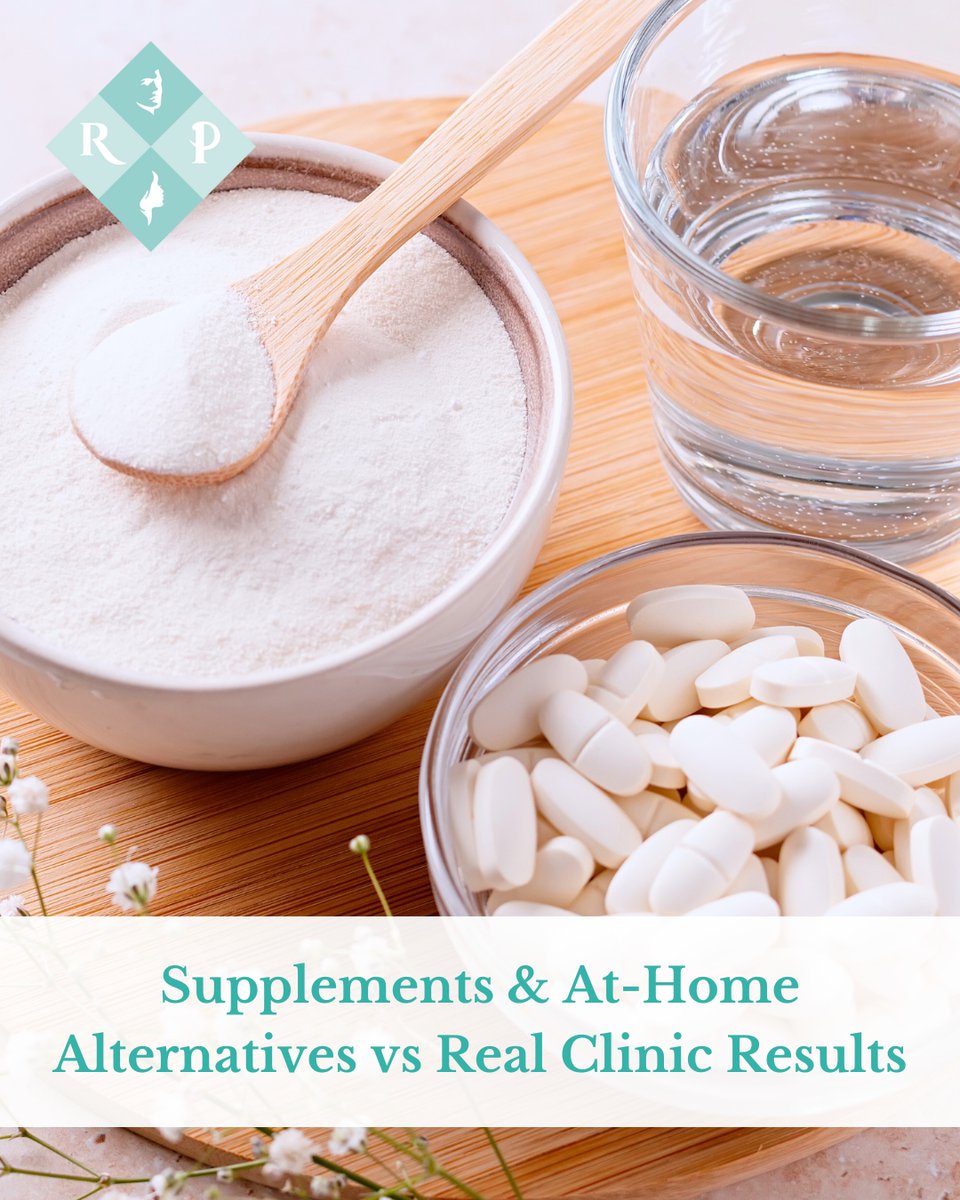 Do #collagensupplements &amp; #skintightening devices work? 

We sifted through the claims, checked the research and mapped what’s worth your time. 
Spoiler: in-clinic #treatments win but why that is might surprise you.

Read the full breakdown in our #blog 👉 rpaesthetics.co.uk/news
