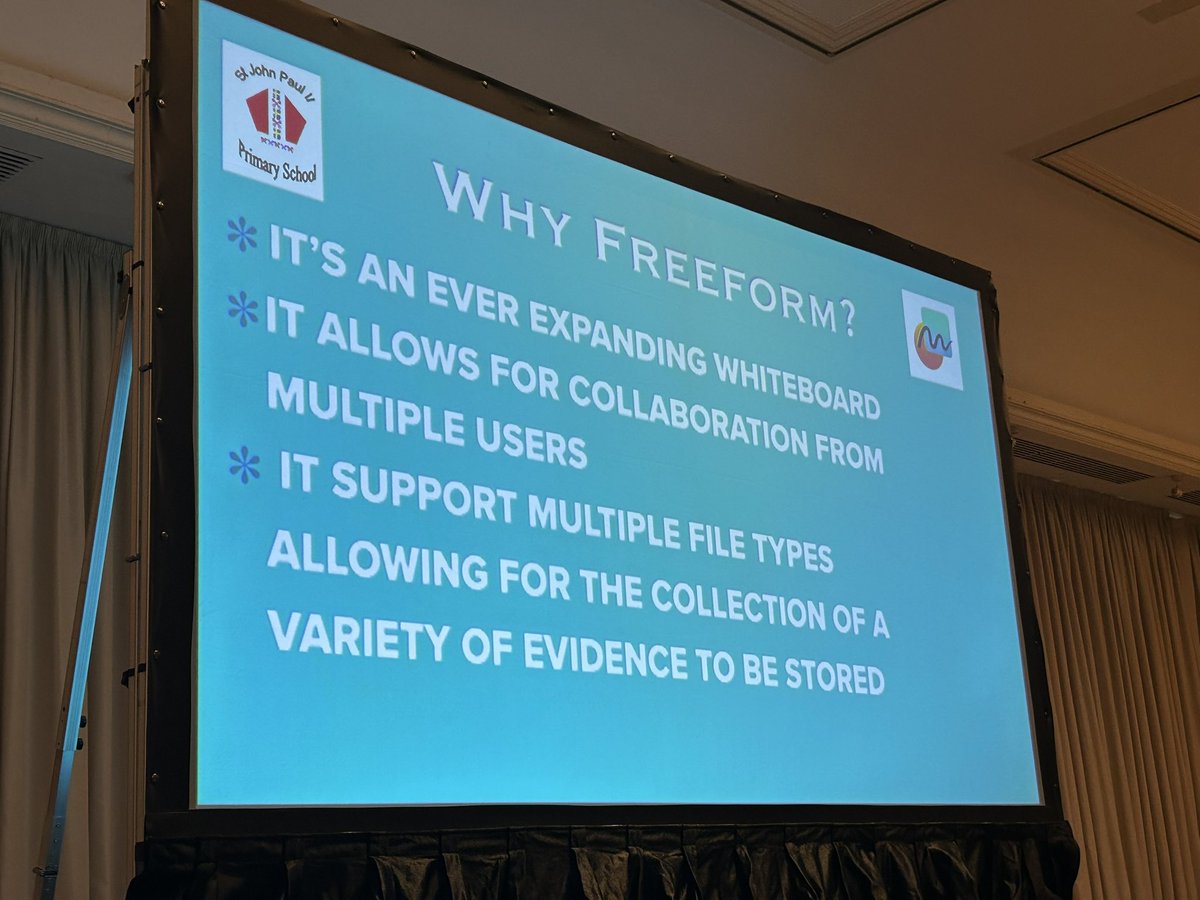 Jane_Arthur_'s tweet image. Leading #ConnectedLearning 📲 Great to hear from Chris Devlin Headteacher @StJohnPaulGCC about their use of #freeform to support #collaborativeenquiry #selfevaluation #qualityassurance #leadership @AppleEDU @Doug_GCC
