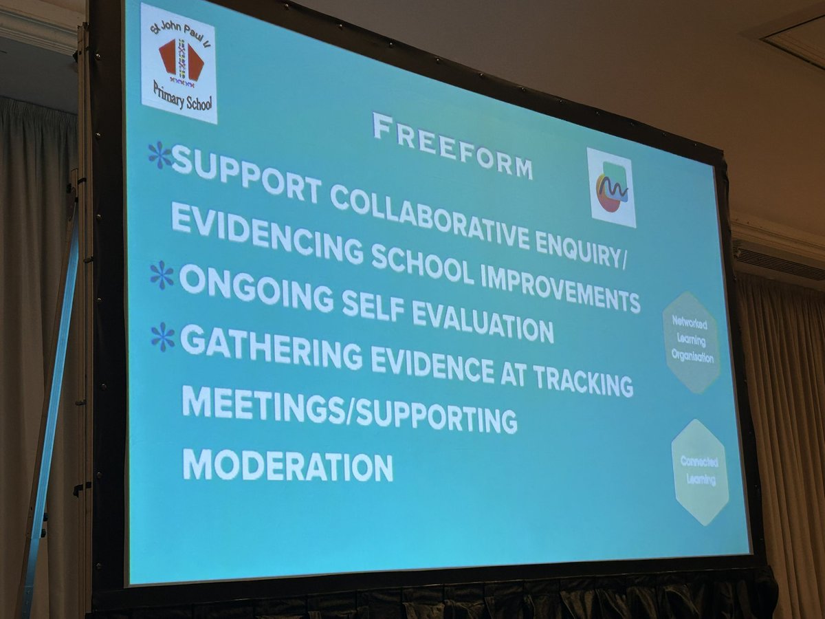 Jane_Arthur_'s tweet image. Leading #ConnectedLearning 📲 Great to hear from Chris Devlin Headteacher @StJohnPaulGCC about their use of #freeform to support #collaborativeenquiry #selfevaluation #qualityassurance #leadership @AppleEDU @Doug_GCC