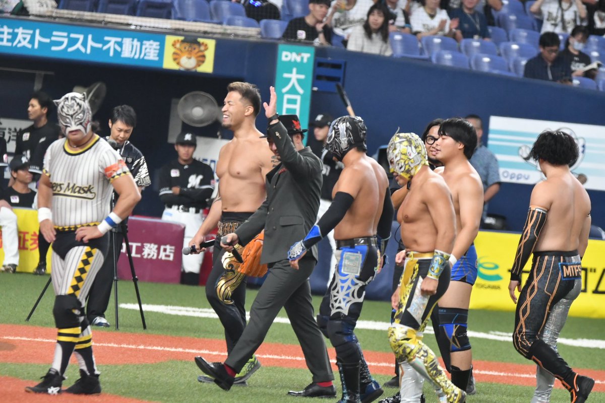 これがCANDY TUNE？

#大阪プロレス
#Bs2025 
#いやバファローズのやつが投げるんちゃうんかい