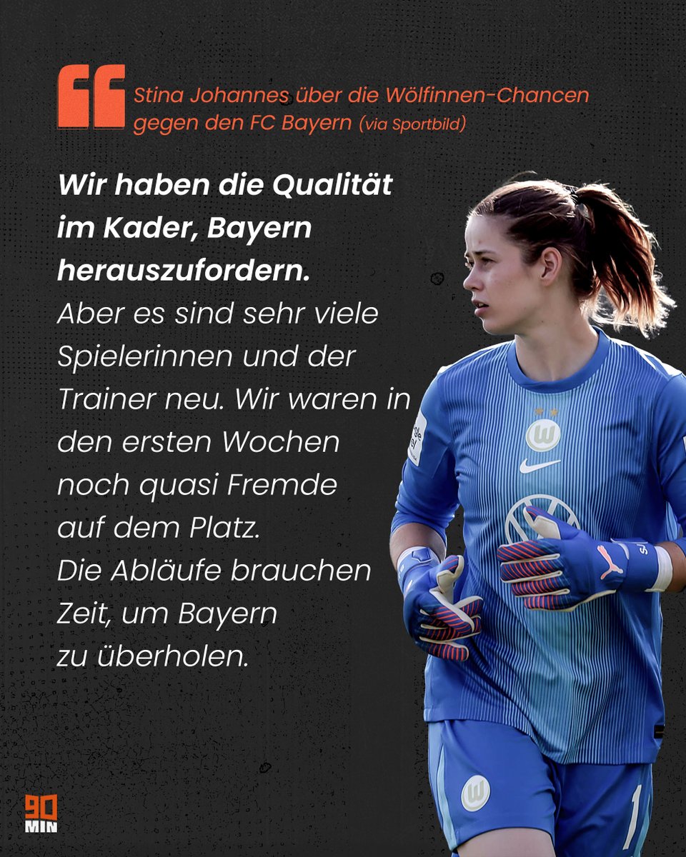 Wolfsburgs neue Nr. 1️⃣ (und bald auch beim DFB?): Stina Johannes über ihre Ziele in der Nationalmannschaft, bei den Wölfinnen und das mögliche Titel-Duell gegen die Bayern. 🗣️