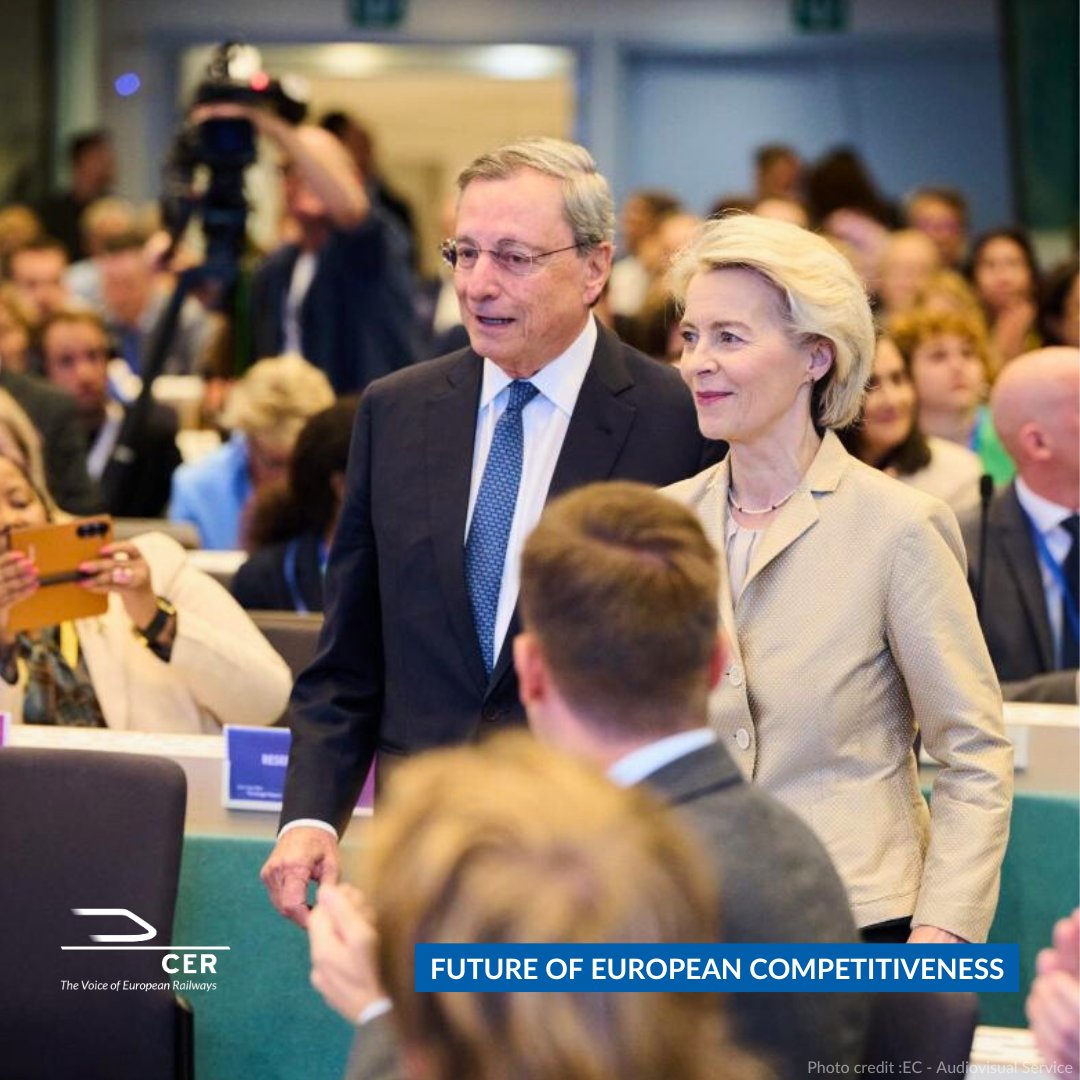 At the high-level conference on European competitiveness, Mario #Draghi underlined the role of innovation for competitiveness and the importance of effectively overseeing large-scale European projects through dedicated project managers, with clear deliverables &amp; deadlines.

(1/3)