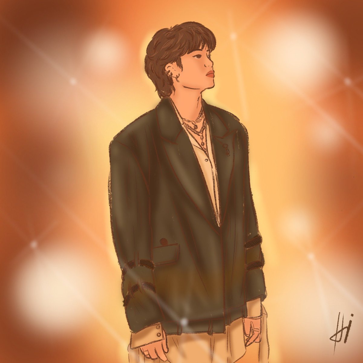 ลงสีไปเรื่อยจริงๆ ลงไปลงมากลายเป็นภาพเฉย
โลกของแมวส้ม☺️  แต่ปากฉ่ำอยู่นะ 
ปล.โครงดราฟมานะจ๊ะ ผมไม่ถนัดฟลูสเกลจริงๆ😭 ขอไปฝึกเพิ่มก่อน
#TimeFlies #NONTTANONT #นนท์แฟมสายอาร์ต