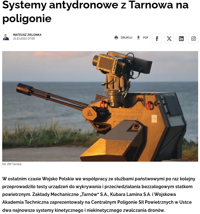 T_Bartosiak's tweet photo. Polska 4 lata temu testowała GENIALNE systemy antydronowe z Tarnowa – kinetyczne i niekinetyczne, miażdżące bezzałogowce! 🇵🇱 A dziś? Trwonimy MILIONY na rakiety z F-16, by zestrzelić tanie drony! Czas na NASZĄ technologię – obudźmy potęgę! 💪 #PolskaMoc #AntyDrony #BezpieczenstwoPL