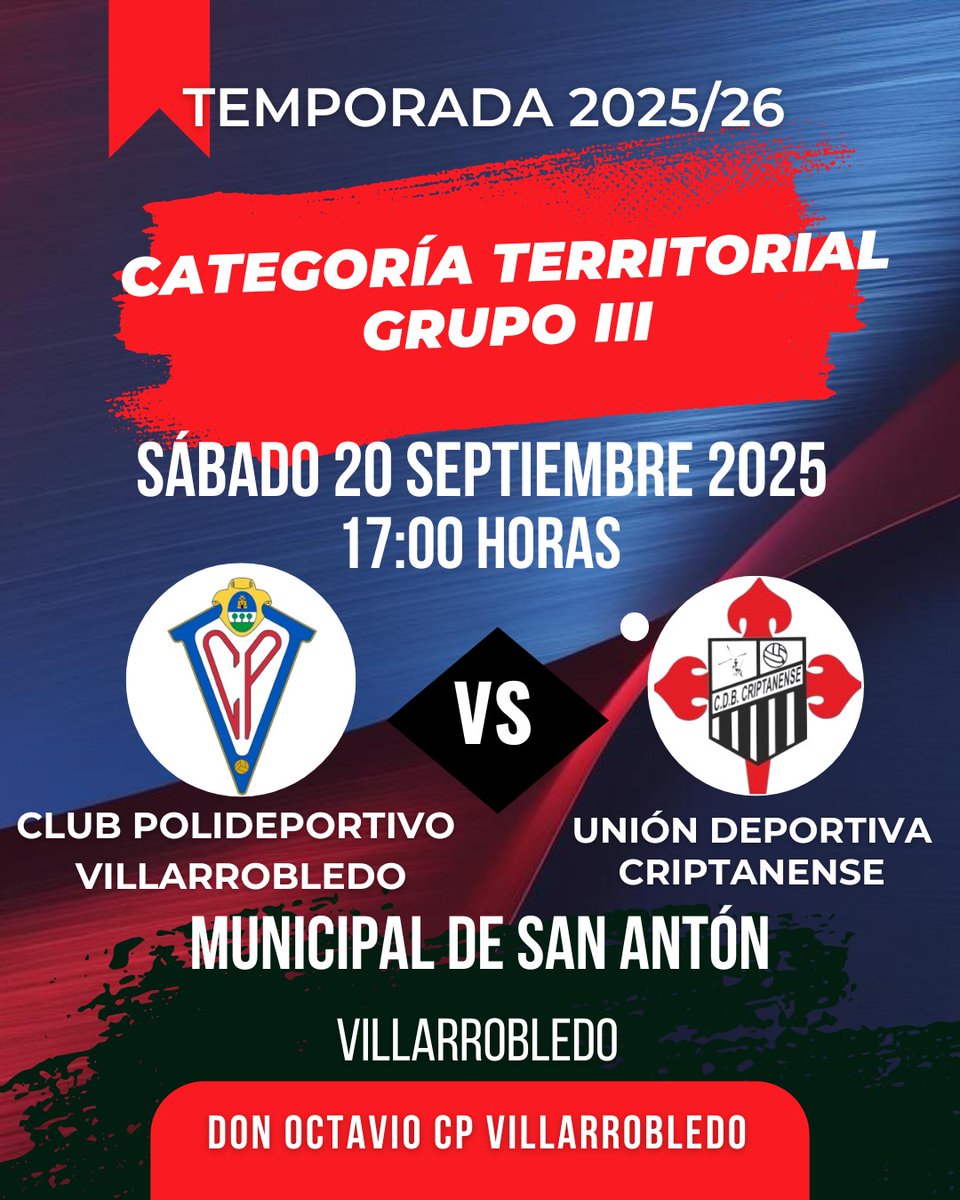 Don Octavio CP Villarrobledo 🐺❤️💙 tweet media