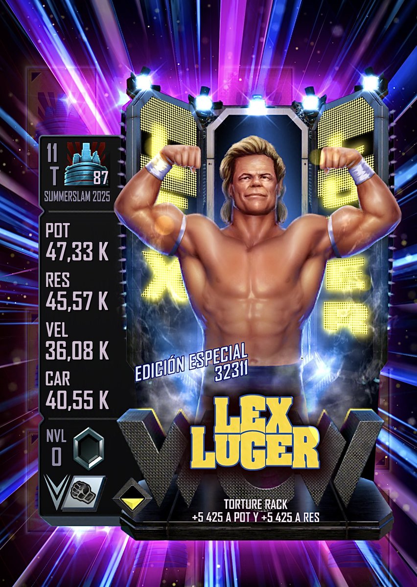 #WWESupercard LUGER!!
