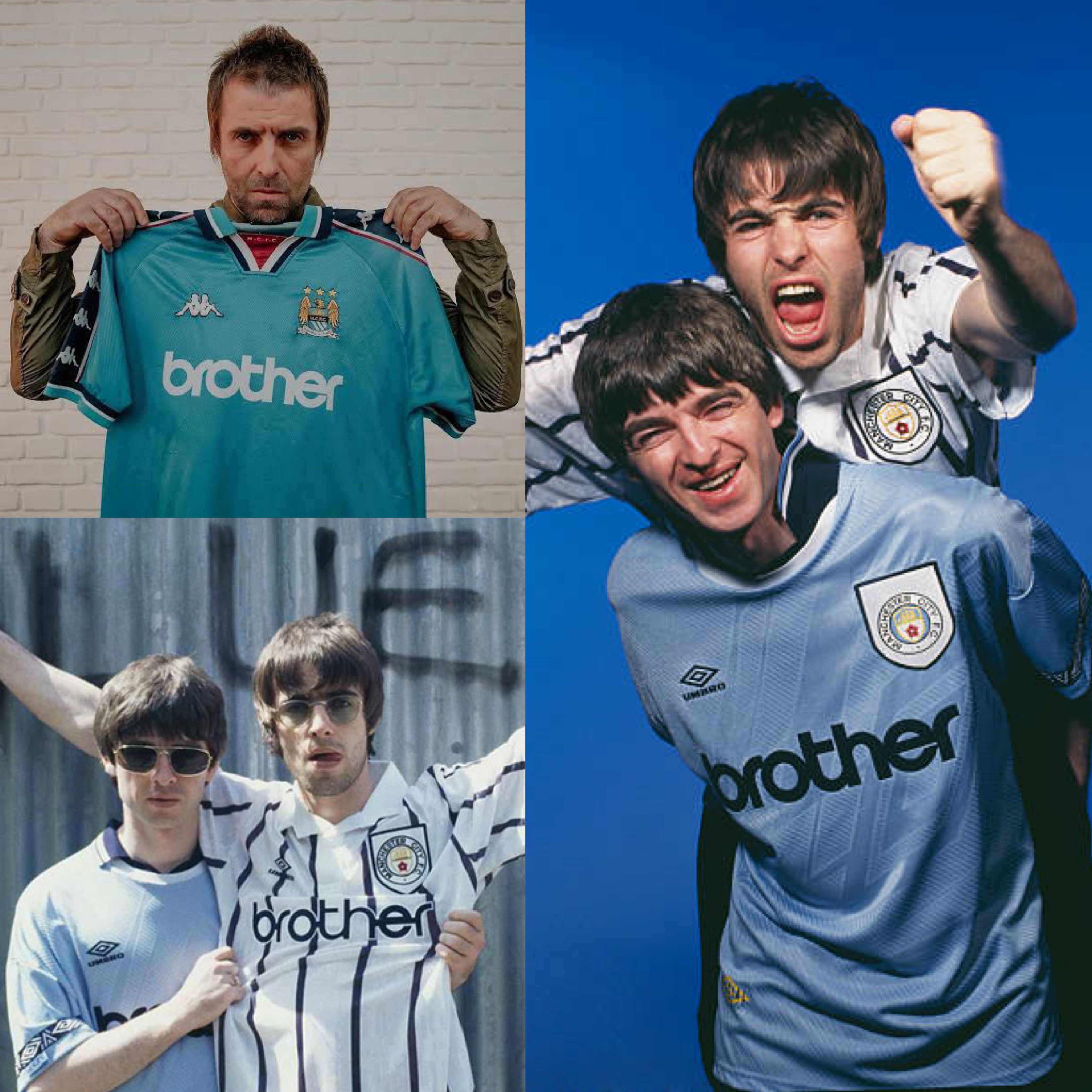 マンチェスターシティ 88/90 OASIS LIVE25 カスタムユニフォーム マンチェスターシティ 1988/90シーズン OASIS 再結成LIVE25記念