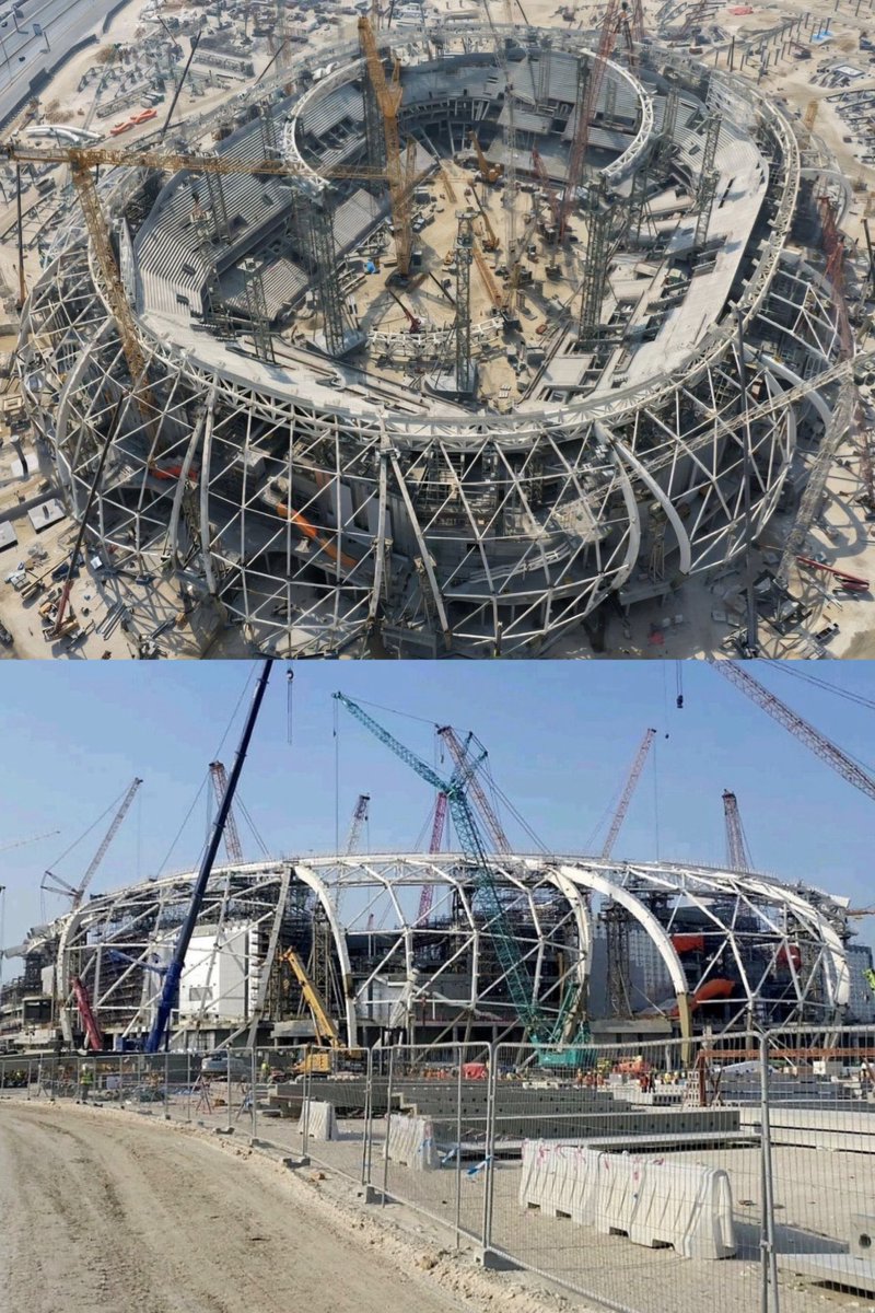 ملعب ارامكو في الخبر .. سرعة الانجاز!🤯♥️🇸🇦