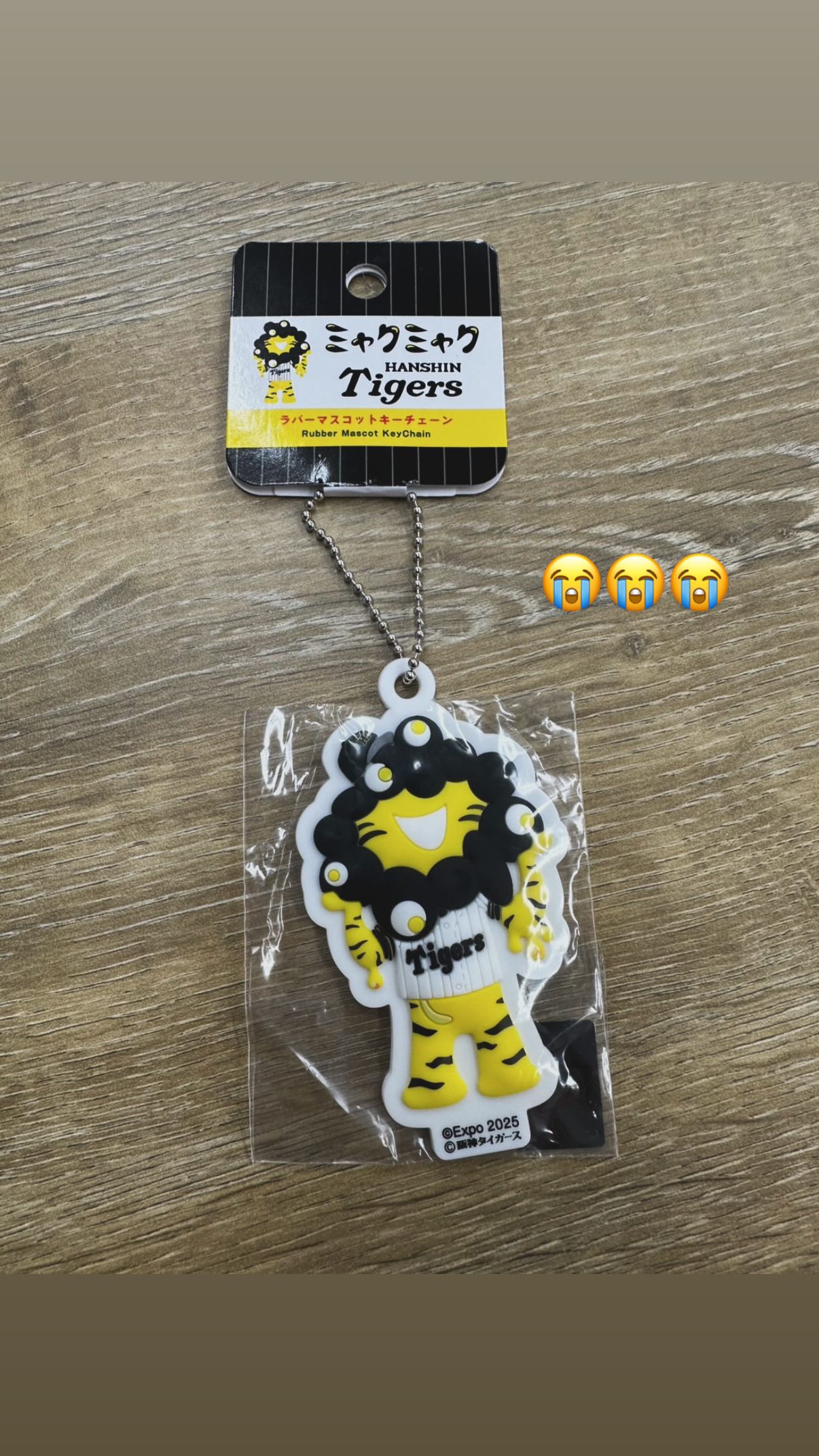 ミャクミャク　HANSHIN Tigers コラボ　ラバーマスコットキーチェーン まこと on X: 