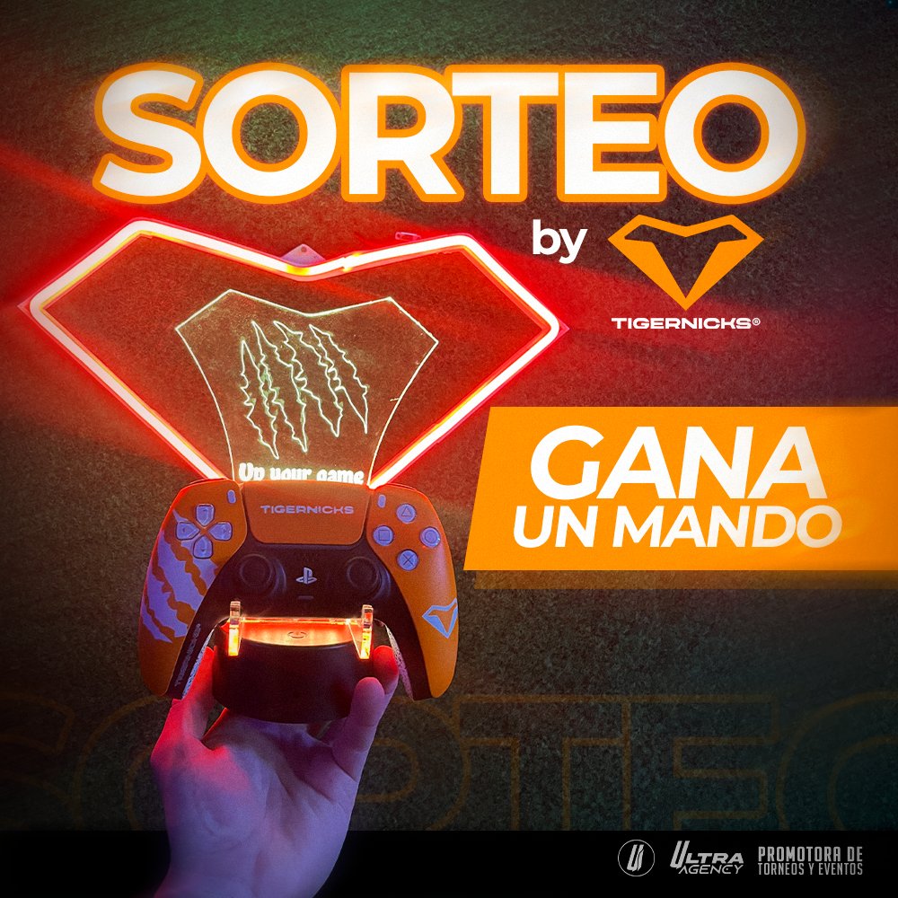 Ultra (@ultraeventui) on Twitter photo 🎁 𝐒𝐎𝐑𝐓𝐄𝐎 𝐃𝐄 𝐔𝐍 𝐌𝐀𝐍𝐃𝐎 𝐱 <a href="/tigernicks/">Tigernicks</a>
¡Ya podeis participar para ganar un mando! 😍
𝑹𝒆𝒒𝒖𝒊𝒔𝒊𝒕𝒐𝒔:
✅ Seguir a <a href="/UltraEventUI/">Ultra</a> & <a href="/tigernicks/">Tigernicks</a>
✅ Dar RT al post
✅ Mencionar a un amigo/a
Fecha de finalización: 13/10
¡Mucha suerte a todos!💜
#FeelUltra 🎁 𝐒𝐎𝐑𝐓𝐄𝐎 𝐃𝐄 𝐔𝐍 𝐌𝐀𝐍𝐃𝐎 𝐱 <a href="/tigernicks/">Tigernicks</a>
¡Ya podeis participar para ganar un mando! 😍
𝑹𝒆𝒒𝒖𝒊𝒔𝒊𝒕𝒐𝒔:
✅ Seguir a <a href="/UltraEventUI/">Ultra</a> & <a href="/tigernicks/">Tigernicks</a>
✅ Dar RT al post
✅ Mencionar a un amigo/a
Fecha de finalización: 13/10
¡Mucha suerte a todos!💜
#FeelUltra