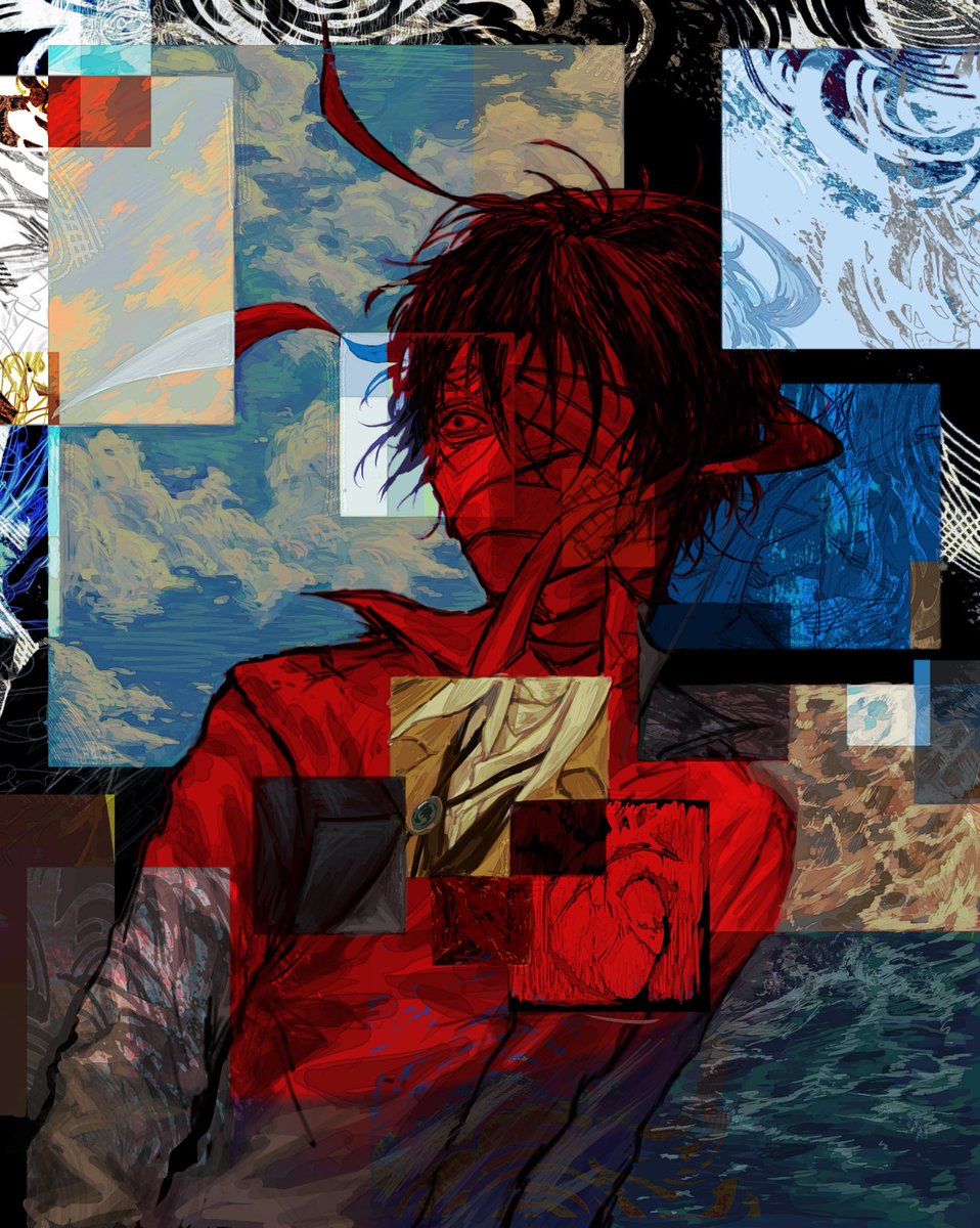 meg4l0dn's tweet photo. did some experiments and i got inspired by the day i picked up dazai #dazai #dazaibsd #bsd #bsdtwt #bsdfanart https://t.co/2Xs4pkfbkQ
