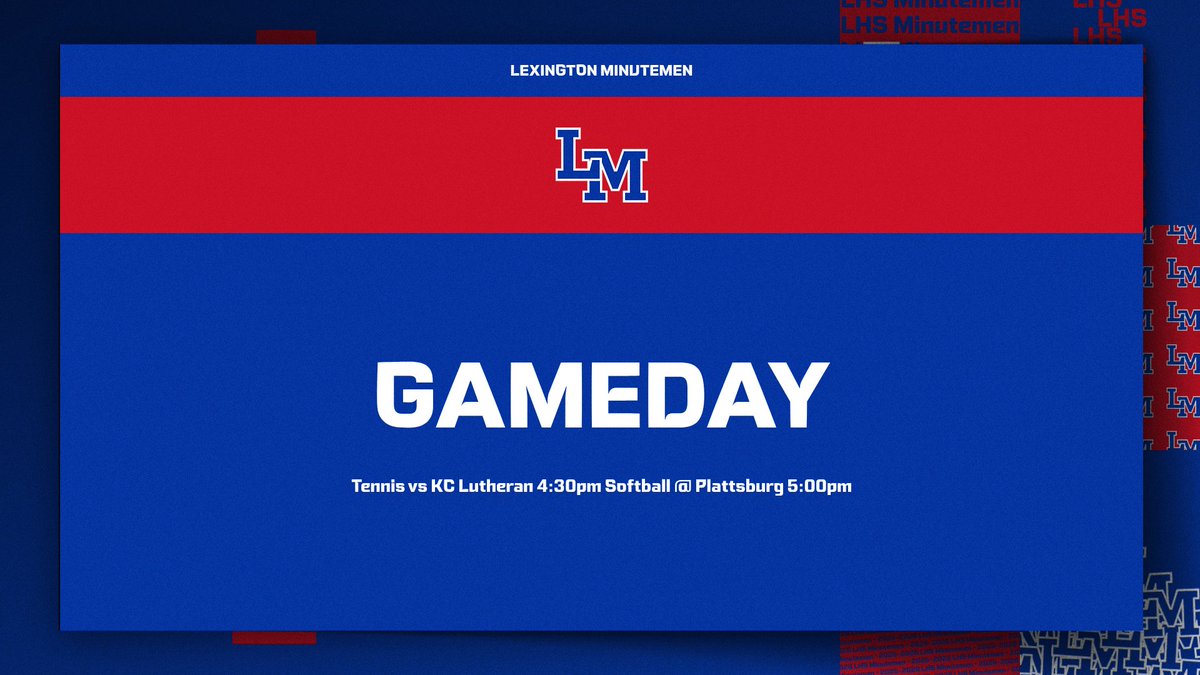 🎾🥎 Game Day Alert! Our Minutemen Tennis team faces off against KC Lutheran at 4:30 PM, and Softball battles it out at Plattsburg at 5:00 PM. Let's bring the energy and support our teams! Go Lexington! #LexingtonPride