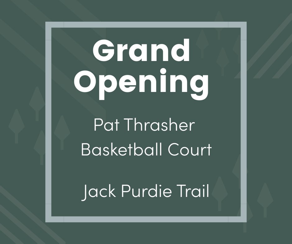 Join the Town of Amherstburg as we celebrate the Grand Opening and Ribbon Cutting for 2 new amenities in our parks. The ceremonies begin Friday September 26 at:
Pat Thrasher Park Basketball Court  at 10 am
Jack Purdie Park Trail at 10:30 am

All are welcome.