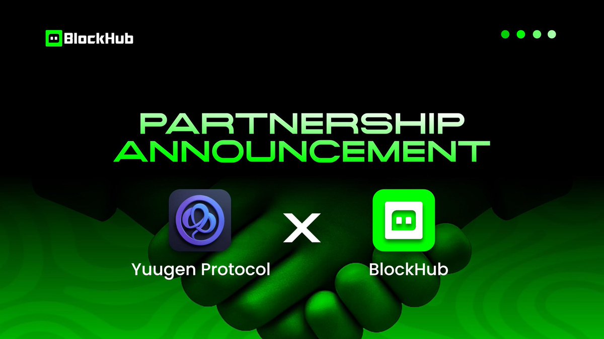 _blockhub's tweet image. Big news everyone 🔥

More Giveaways coming 🤗
Retweet this 
And follow @YuugenProtocol 

We’re teaming up with @YuugenProtocol , a project on Solana making DeFi safer and more private for everyone.

This means our community gets more chances to connect with real builders,…