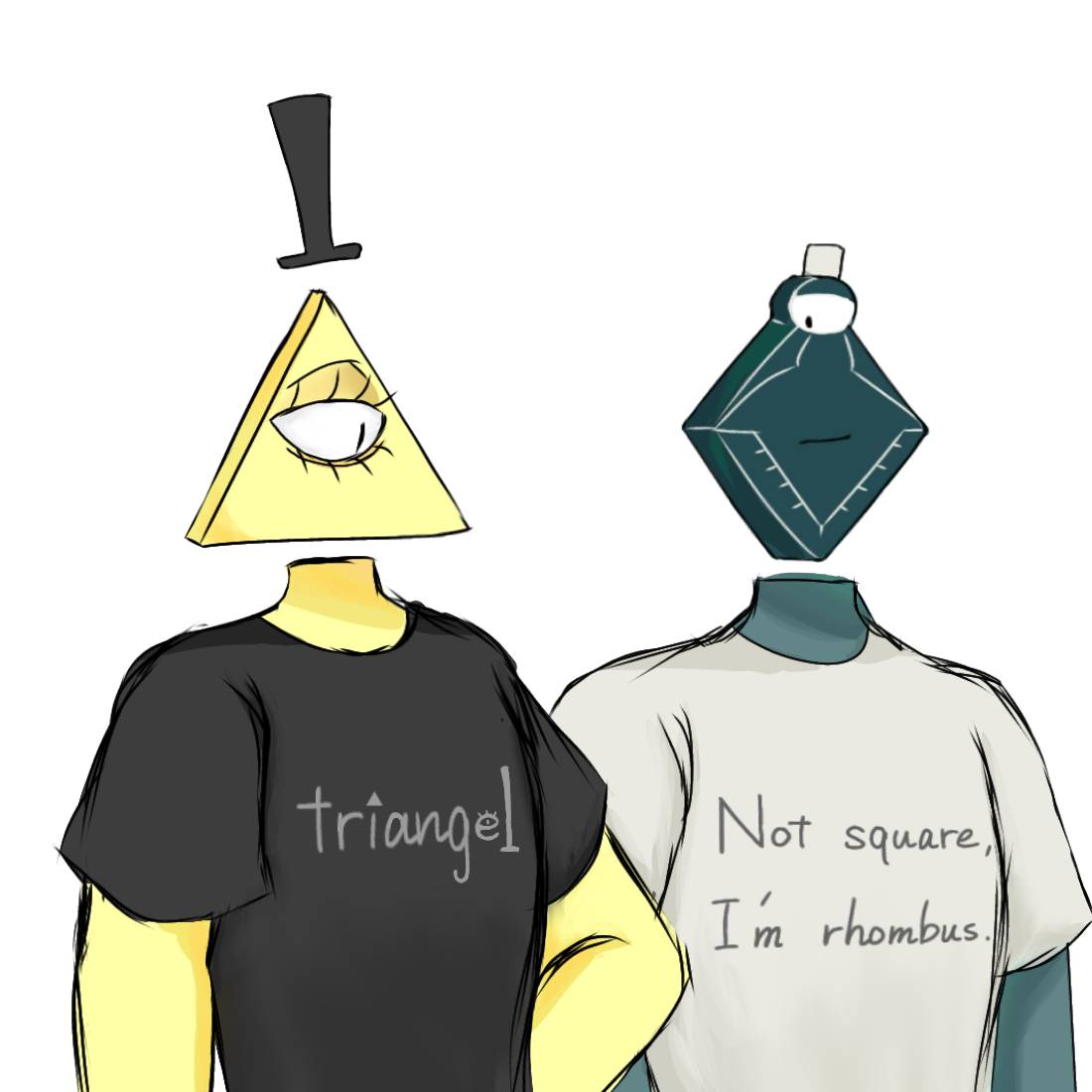 Momoshiki_001's tweet image. #GravityFalls #Kryptbill #doodle 
#グラビティフォールズ 
#objecthead #illustration 

おマヌケTシャツ　Silly T-shirts