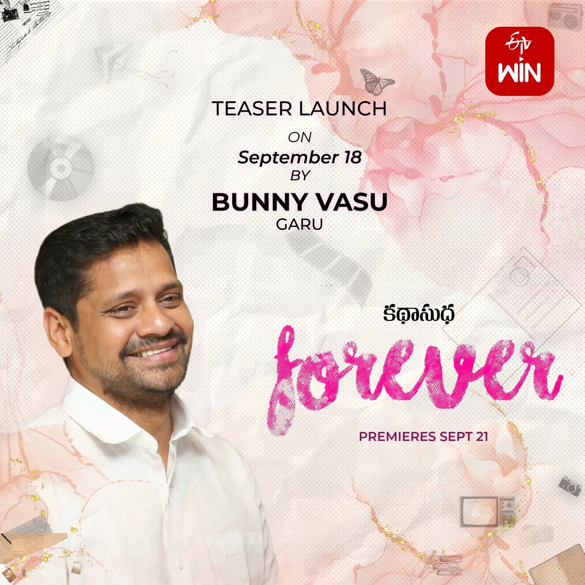 Thank you soo much <a href="/TheBunnyVas/">Bunny Vas</a> sir 🩷

Forever Teaser out tomorrow 🤞

<a href="/paruchuri05/">PARUCHURI</a> 
<a href="/Srikar060704/">Srikar</a> 
<a href="/SawanthGuru/">Gururaj Youraj Sawant</a>