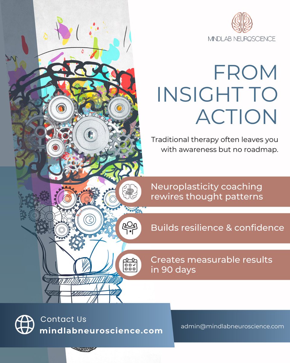 DrCerutoMindLAB's tweet image. Awareness is powerful 🌿 but transformation requires action.

✨ In just 90 days, you can rewire patterns that kept you stuck for years.

🌐 Find out more about how - mindlabneuroscience.com

#NeuroWellness #MindlabNeuroscience #DrSydneyCeruto