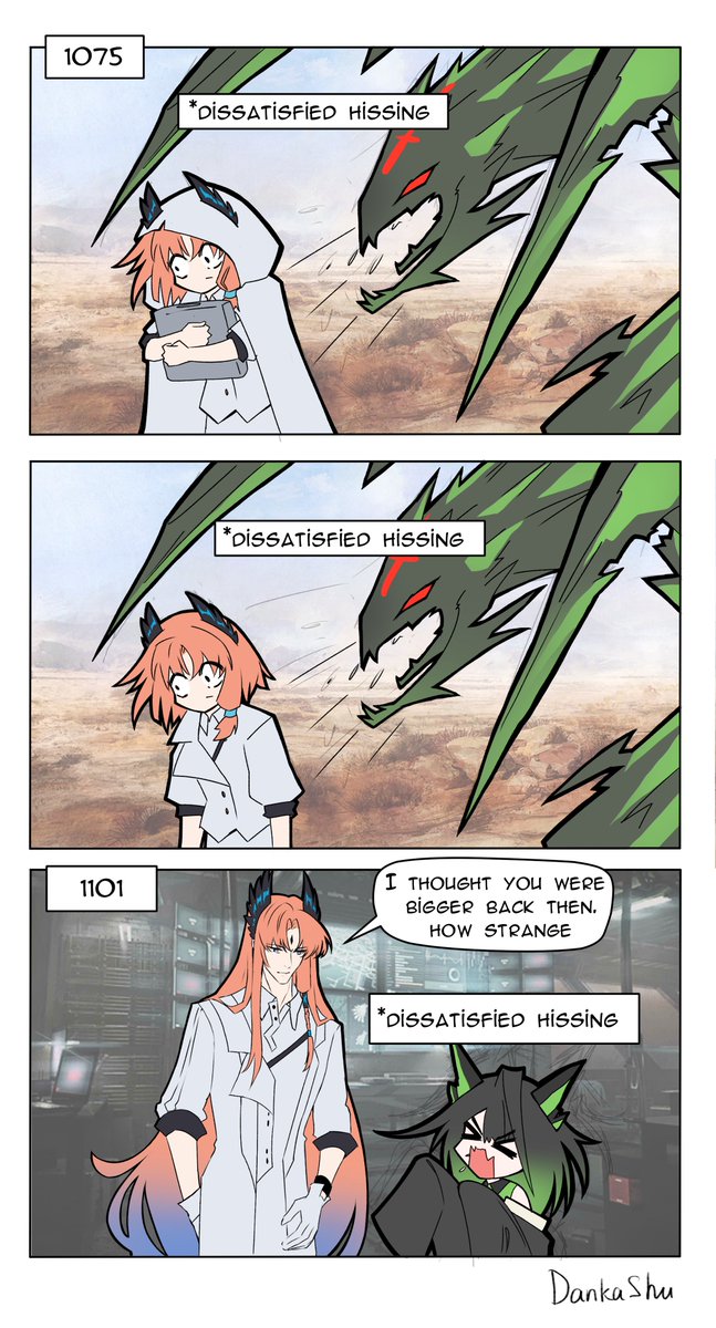 Mon3tr was different back then 😔
#アークナイツ #Arknights