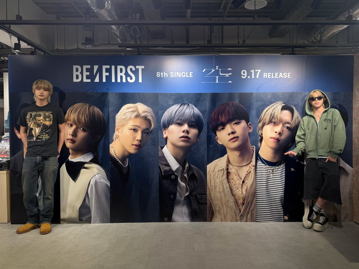 BEFIRST】 昨日、SOTAさんとJUNONさんがご来店🐬🐢 お忙しいなかいつも