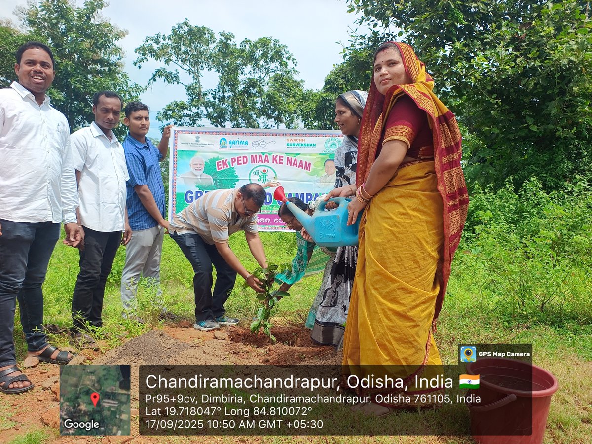 The Mass Plantation Program “Ek Ped Maa Ke Naam 2.O” Polasara NAC organized plantation programme in different places of this NAC. #ekpedmaakanaam #plantation