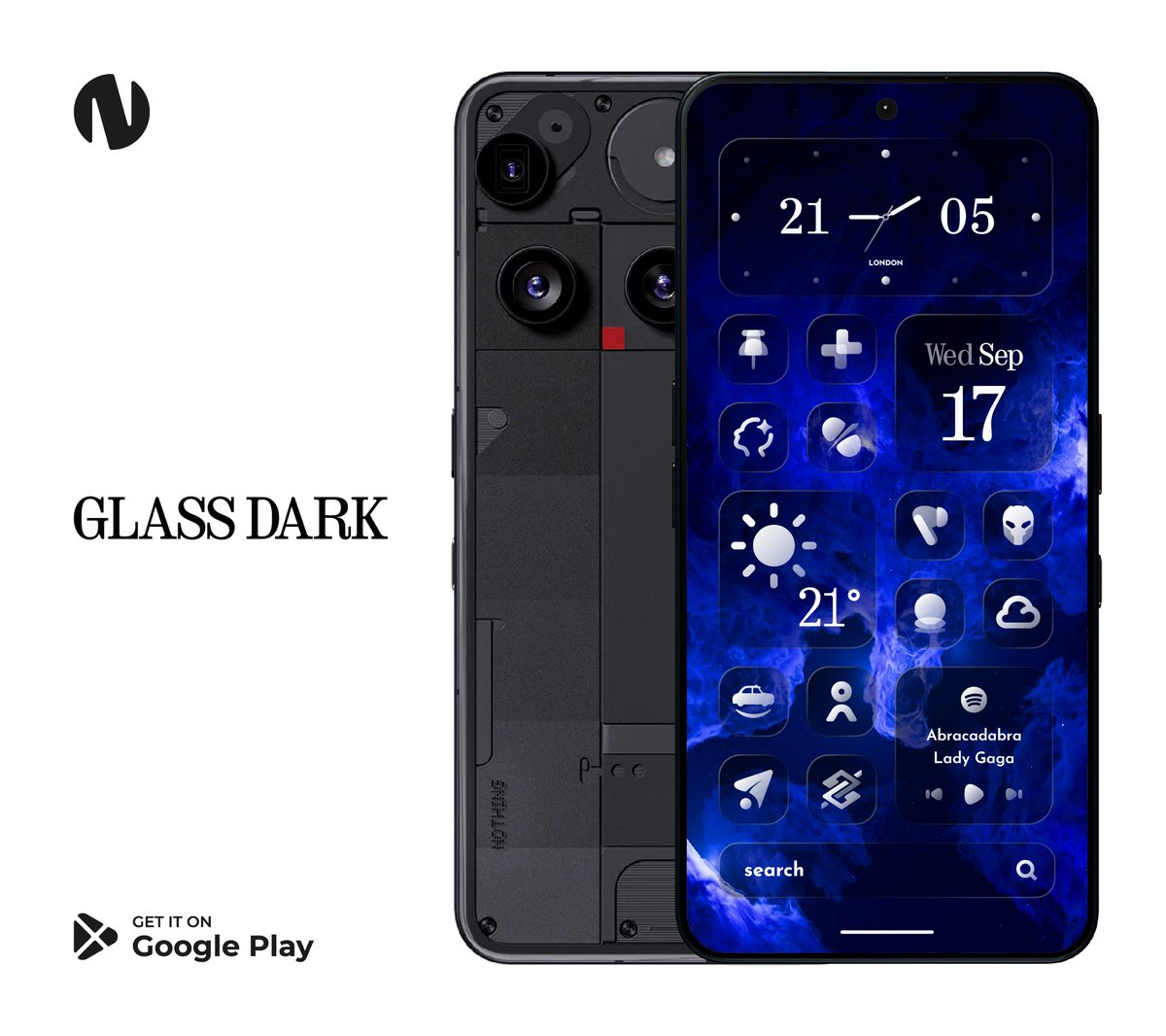 🎉 #GLASS DARK | New update available on Play Store 🔥

🚀 What’s New?
✨ 101 new #icons
🛠 Fixed some icons not applying automatically
#iconpack #ios26 #LiquidGlass 
👉 play.google.com/store/apps/det…