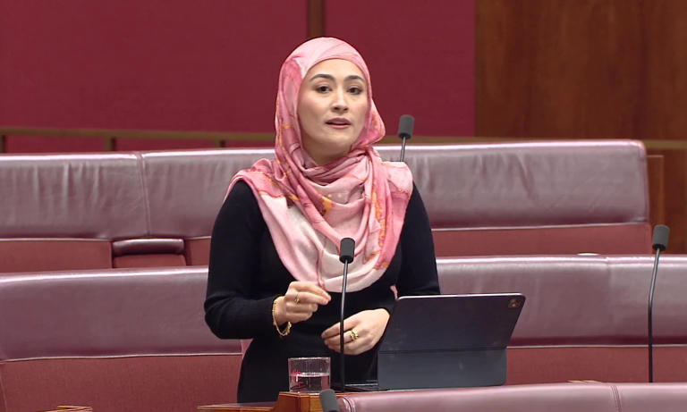 DEPORT THIS SLUT BACK TO Kabul, Afghanistan  RIGHT NOW!!!
.
Fatima Payman declares that Charlie Kirk was an 'awful person' after he was assassinated
msn.com/en-gb/news/wor…