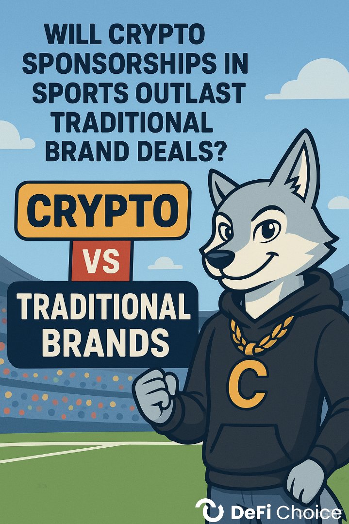 Crypto Or Traditional deals???

 The synergy between sports and  crypto is solid. 
Both have hype, passion and global  fans. 🌍
But the question here is 
Will  crypto sponsorship last longer  than existing  sponsors like Nike, Coca-Cola or Adidas? 
<a href="/DeFiChoice/">DeFi Choice</a> 
🧵↓↓↓