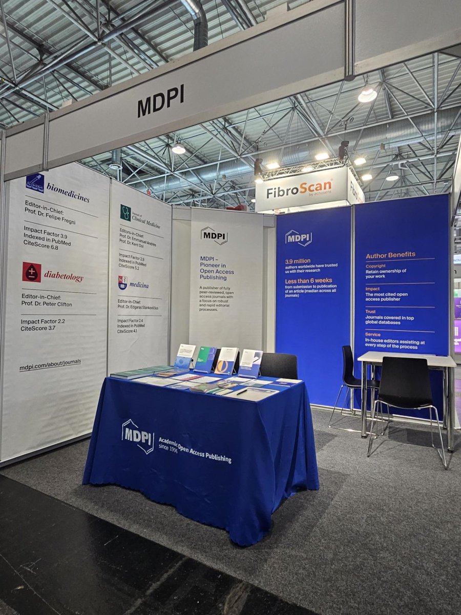 LabMedMDPI's tweet image. 📢The EASD Annual Meeting 2025 @EASDnews has started.#EASD2025
🤝We invite you to visit us at Booth #D4.02 to connect and learn more about our work.
📍 Vienna, Austria
📅 15–19 September 2025
More about this event at easd.org/annual-meeting…