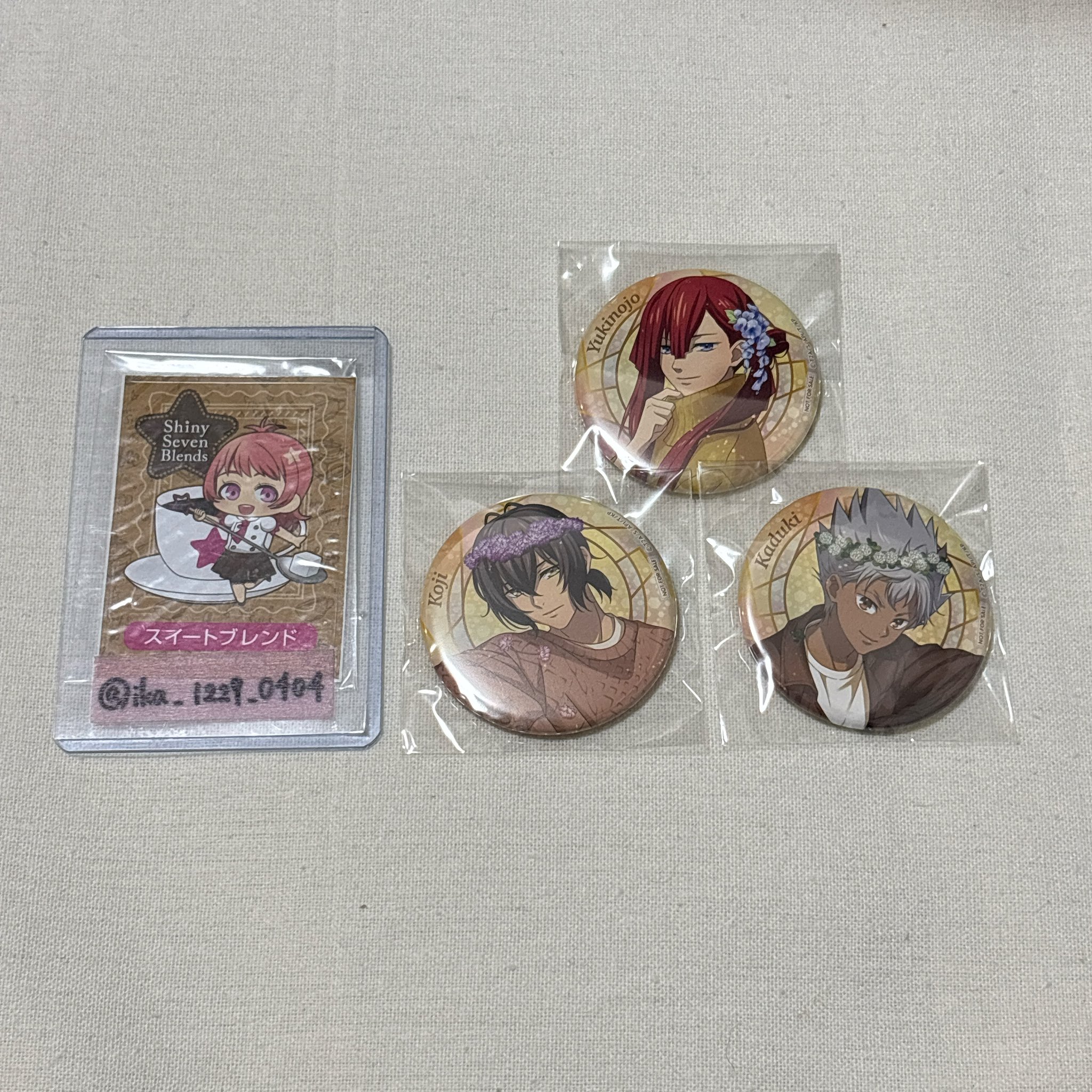 きふく様　缶バッジ ハイキュー!! 縁日 トレーディング和紙風缶バッジ(全10柄) 【BOX