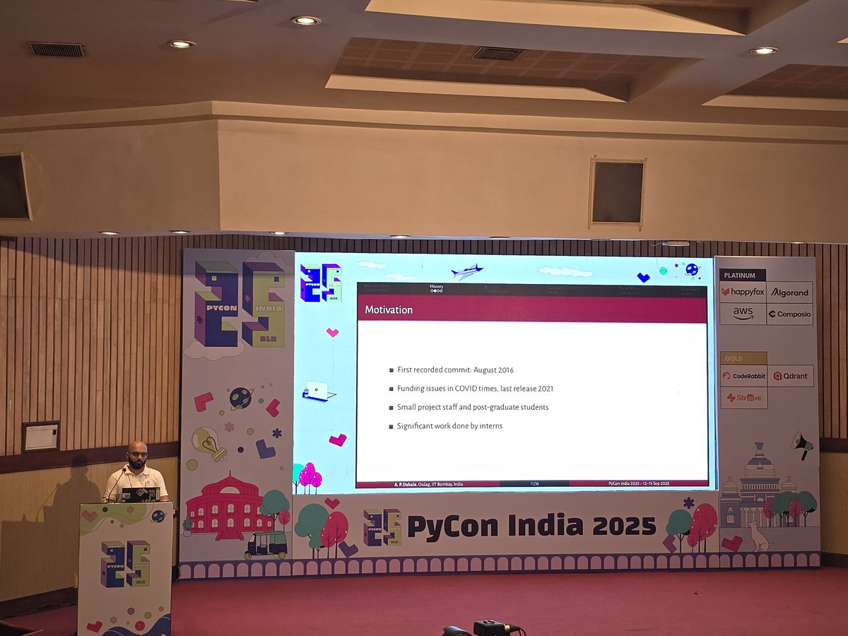 souravCoder1's tweet image. ✨ Had an amazing time at PyCon  2025!
So many inspiring talks, great conversations, and a chance to meet the vibrant Python community in person 🐍💻
A big thanks to the organizers, speakers, and everyone who made this such a memorable event 🙌
#PyCon #PyConIndia #Python