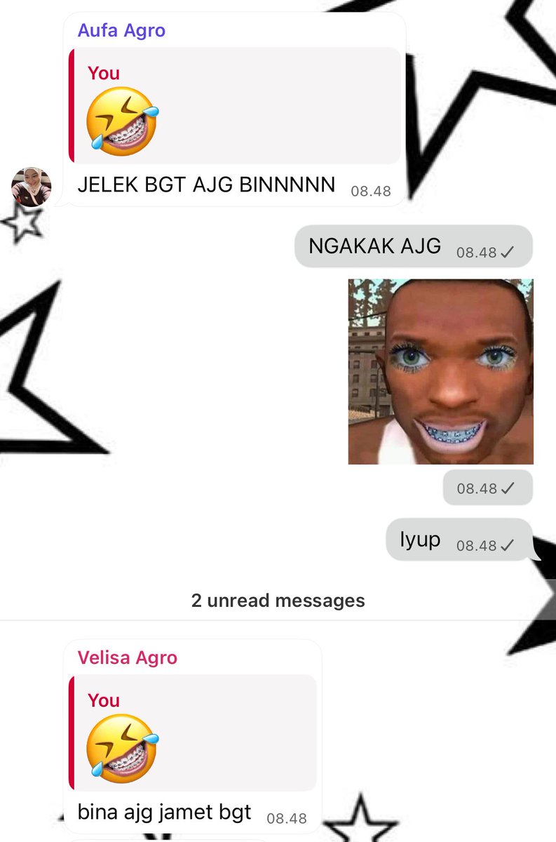 clairounpad's tweet image. Mereka selalu marah kalau gue kasih sticker iyup