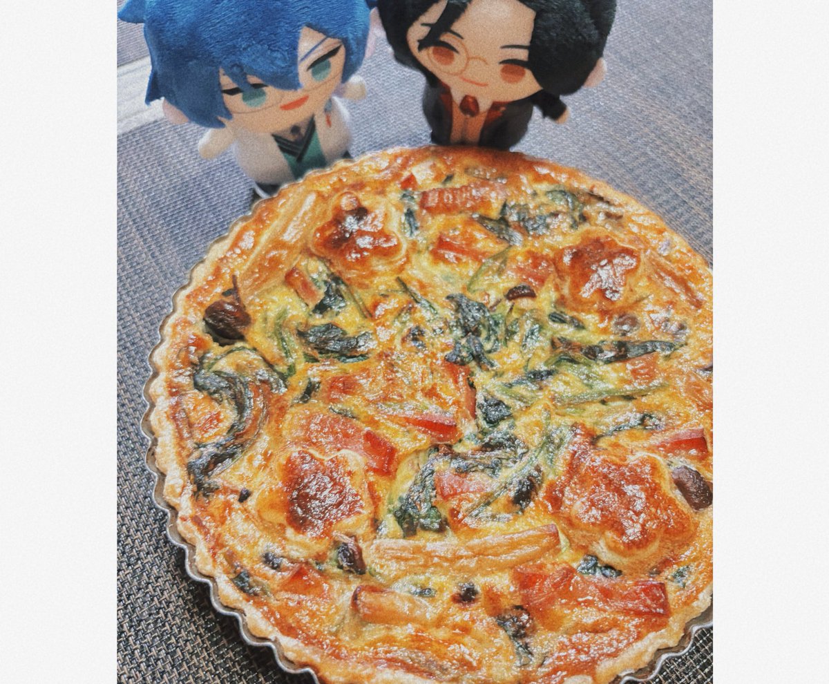 キッシュ焼けたよ　食べ放題