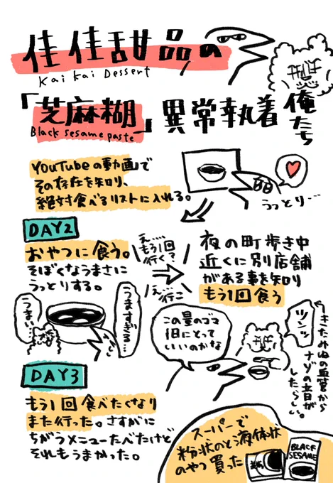 黒ゴマのどろどろとおれたち 