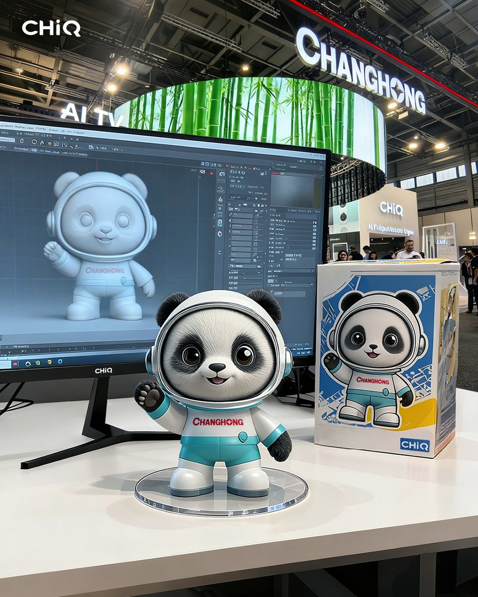 GlobalCHiQ's tweet image. Our CHiQ Panda had made it to the IFA 2025 booth! 🐼✨
Catching every highlight, every innovation, and every smile.
From IFA to the world, our Panda is ready for the next adventure. 🚀

#CHiQ #SmartwithStyle #AILifeHome #Panda