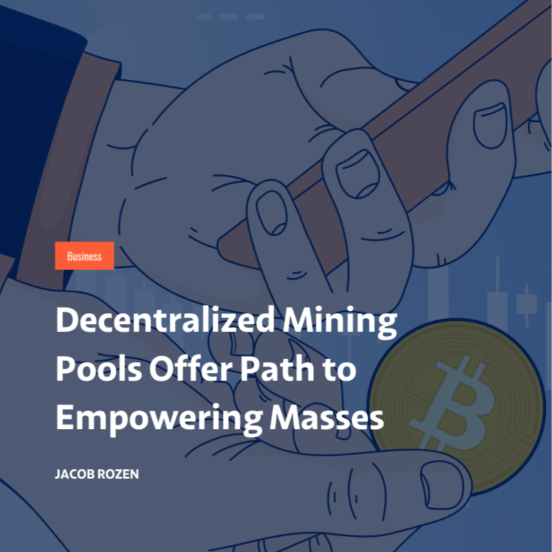 RealCoinGeek's tweet photo. More miners are shifting to peer-to-peer pools like #P2Pool, which offer a fair and trustless way to earn rewards. Paired with #BSV’s fast, cheap payments, this model makes digital currency accessible to everyone.

Learn more: https://t.co/soxyT6ntdp

#DecentralizedMining