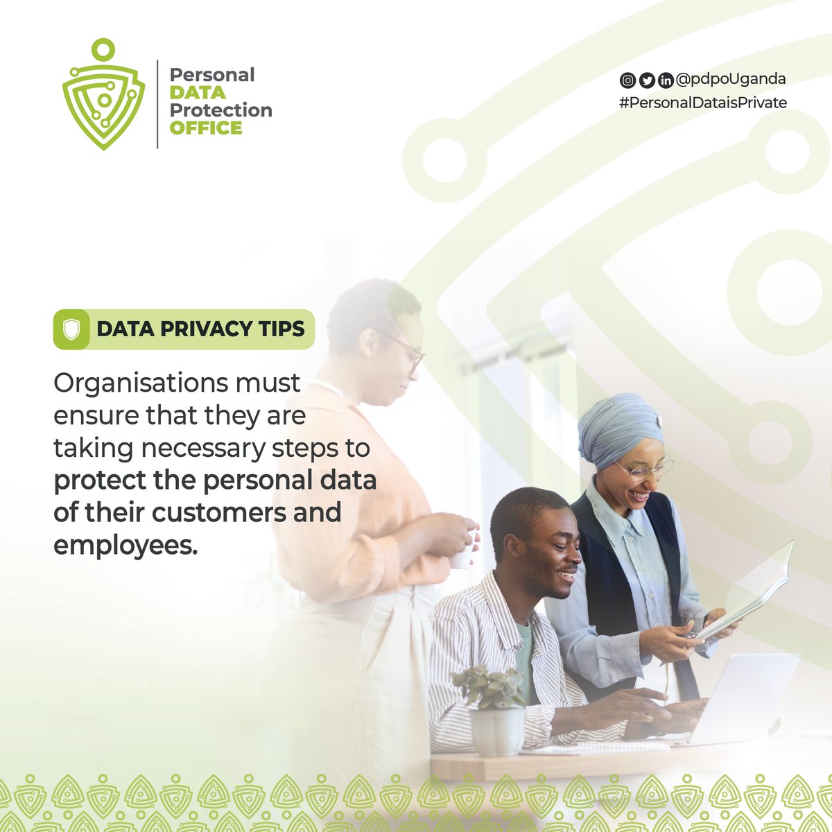 pdpoUG's tweet image. Safeguard your clients’ personal data.
One breach = lost trust, damaged reputation &amp;amp; penalties
✅ Limit access
✅ Encrypt data
✅ Train staff
✅ Act fast on breaches
Data protection isn’t optional it’s essential.
#BeeraKuGuard #PersonalDataisPrivate