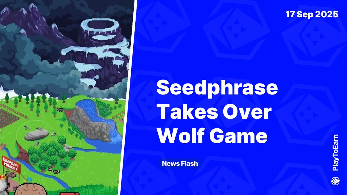 Seedphrase Takes Over Wolf Game, Plans GameFi Reset and Shorter Loops 🐺

🎮<a href="/wolfdotgame/">Wolf Game</a>, one of the first play to earn titles in web3 gaming, has been acquired by longtime backer <a href="/seedphrase/">seedphrase</a>. The deal follows the shutdown of Pixel Vault and includes full IP rights

Read more 🧵