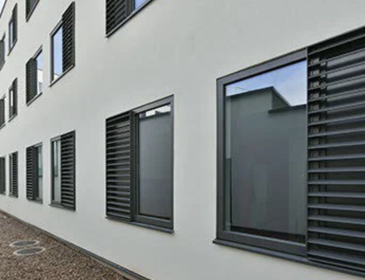 The louvre designed with safety in mind.  Our Barrier Louvre! Ideal for those possible fall-from-height situations, it boasts robust 60mm twin wall Brise Soleil extruded aluminium blades #BarrierLouvre #BriseSoleil #AluminiumDesign