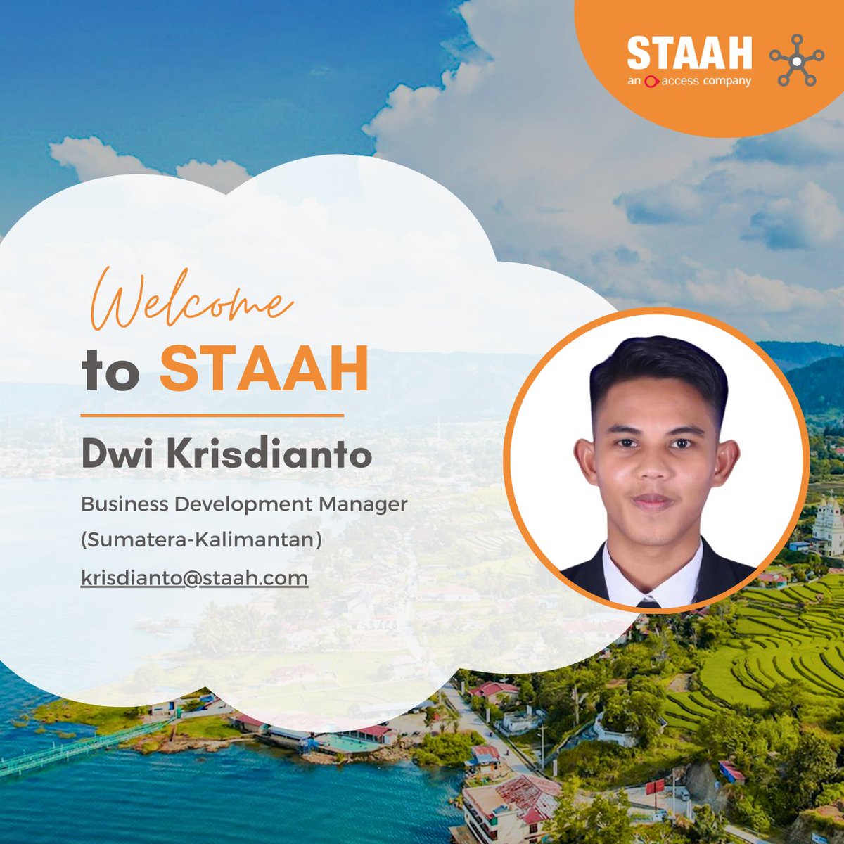 STAAHOnline's tweet image. Meet Dwi Krisdianto, our new Business Development Manager (Sumatera–Kalimantan) at STAAH Indonesia! 

We’re excited to keep expanding our local team to better support our partners across Indonesia!

#STAAH #staahonline #hospitalitytechnology #hospitality #hotelier