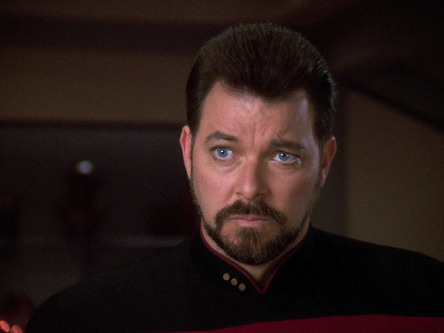 スタートレック　ＴＮＧ　ロキュータスとピカード、ライカーほかクルーたち　絵皿 スタートレック TNG ロキュータスとピカード、ライカーほか
