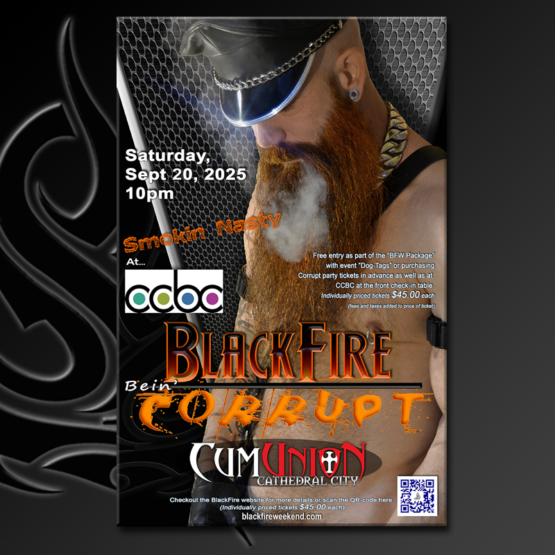 toolbeltbear's tweet photo. Hey Gents, BlackFire Weekend is 36 hours away!!!
If you want to join us for a hot n’ smokey weekend filled with debauchery, purchase your package at (https://t.co/oB5Iyb7NdR). You can also purchase separate party tickets for the Cuban dinner at Ricks Restaurant for Friday night. https://t.co/jWY1Ju0EF4