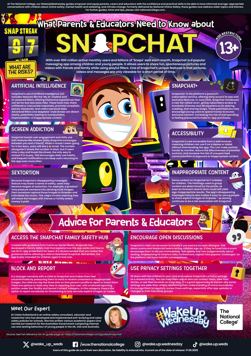 Elworth CE Primary (@elworthce) on Twitter photo Need to Know guides: Snapchat
<a href="/wake_up_weds/">Wake Up Wednesday</a> #WakeUpWednesday Need to Know guides: Snapchat
<a href="/wake_up_weds/">Wake Up Wednesday</a> #WakeUpWednesday