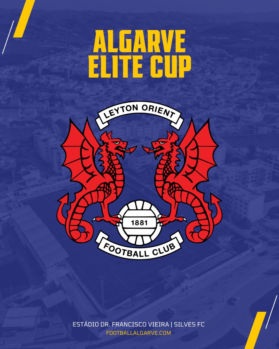 We’re absolutely buzzing to announce that Leyton Orient is making their return to the Algarve Elite Cup! 🏆⚽ The O’s are back to light up the pitches in sunny Silves, Portugal!

🗓️ U15: 31 okt -1-2 November
🗓️ U17: 7-8-9 November
🗓️ U19: 14-15-16 November