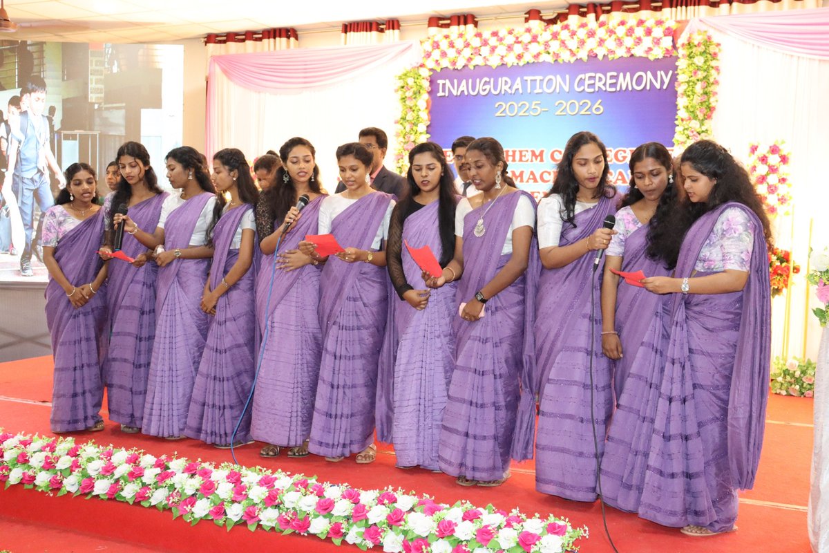 BethlahemMedi's tweet photo. The inauguration ceremony of Bethlahem Institute of Medical Sciences was held on 15.09.2025 at the BIOE Auditorium. The event marked a significant milestone for the institution, as it celebrated the inauguration https://t.co/1r9cjWbVgM