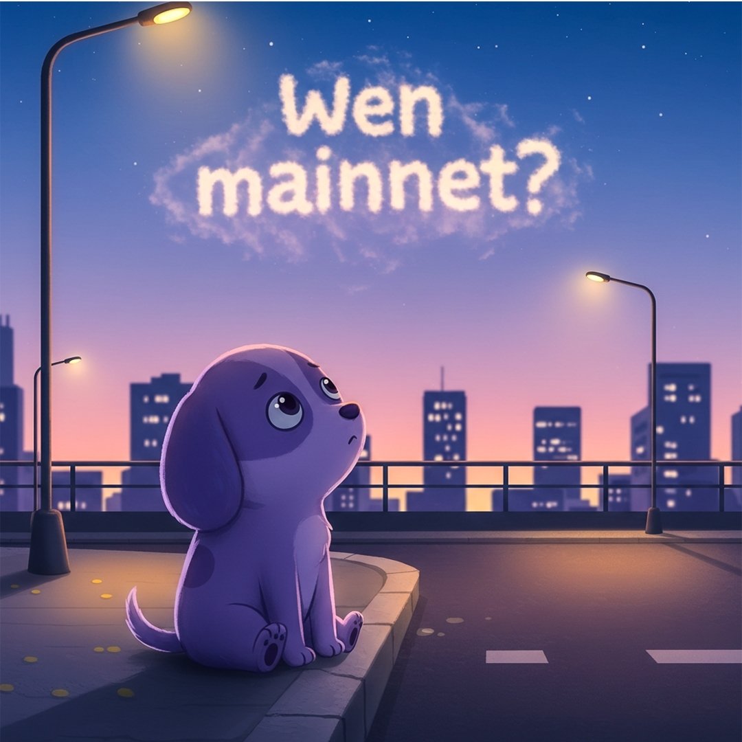 Every dog in crypto knows monad mainnet is worth the wait.

Bloof is patiently waiting 🐶💜