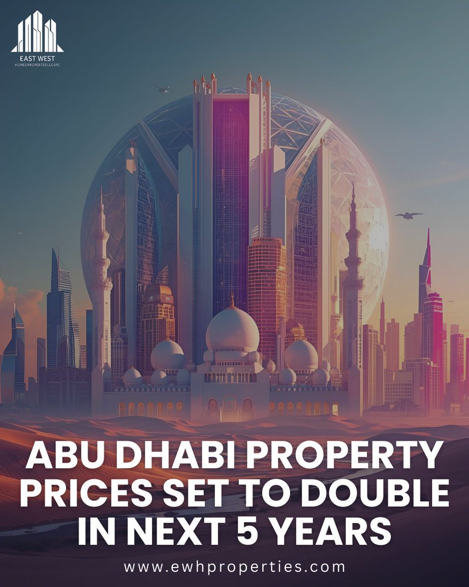 ewhproperties's tweet photo. ✨ Abu Dhabi is calling! ✨
With property prices set to double in the next 5 years, there’s never been a better time to invest. 🌆🏙️
Unlock exclusive deals &amp; secure your dream property today with East West Homes Properties LLC.

📍 Abu Dhabi’s trusted property experts https://t.co/nBWJkd9NIT