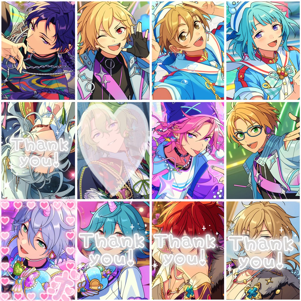 あんスタ コレクション缶バッジ コレ缶 Sep. idol
【交換/譲渡】
2box予約予定

譲▶︎弓弦,なずな,友也,創,こはく,真　各2

求▶︎カンナ
☆4のみ300円/個+送料

引用元までお気軽にお声掛けください🌸