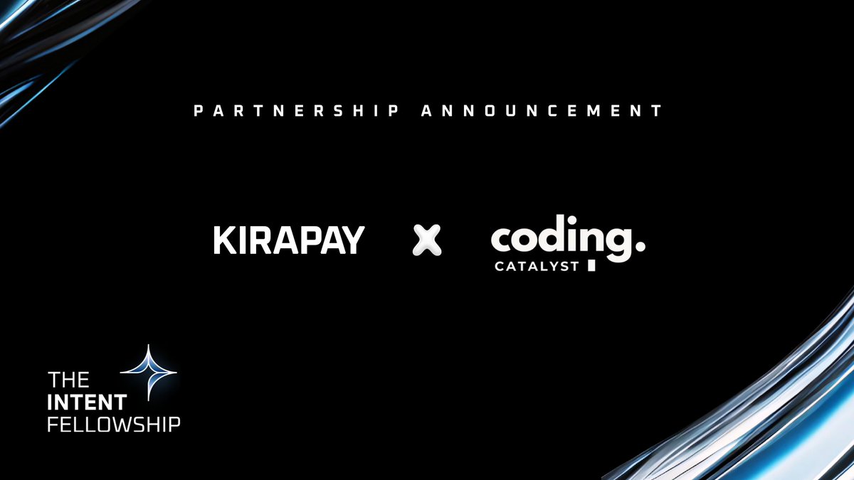 KiraPayOfficial's tweet image. ⚡ Spark ideas. Build futures.
Thrilled to partner with @CodingCatalystt for The Intent Fellowship 2025!
From events to workshops, this community powers creators & coders with the tools to grow. Now, we’re joining forces to provide funds, guidance & global platforms at…