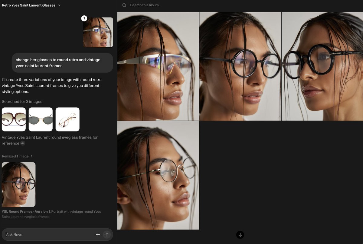 nobody asked me but for the record... 

I predict <a href="/reve/">Reve</a> is going to change the trajectory + landscape of the creative industry, quite quickly.