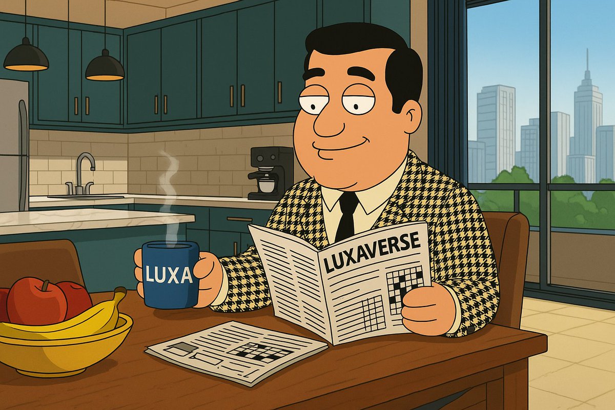 luxaverse_net's tweet photo. GM from Mr. Luxamberg ☕️

Getting ready for todays daily snapshot https://t.co/Q4yNj57pjZ and the October 1st airdrop https://t.co/dBkRzLDzDX